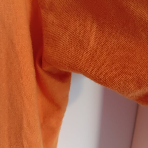 BOB MACKIE WOMEN'S LARGE  ORANGE CAT GRAPHIC TEE - Picture 5 of 7